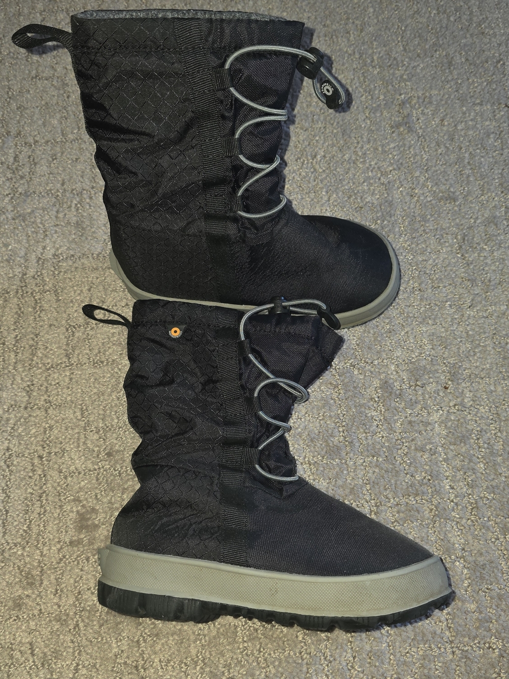 Bogs Kids SnowNights Boots in Black 11